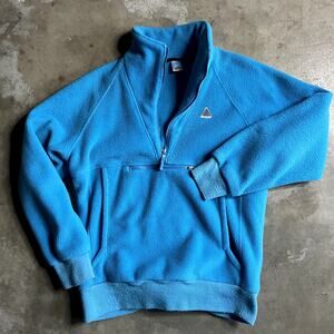 M Vintage Sierra Designs Quarter Zip Pullover Fleece Sweater